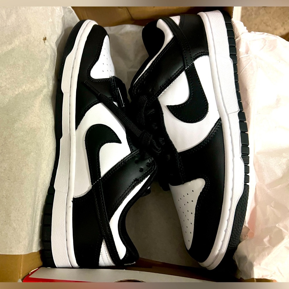 Size 9 - Nike Dunk Low Black White (Panda)